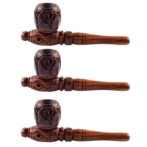 Unbranded Hand Pipe Elegant Handmade (3291) Wood 4.0"