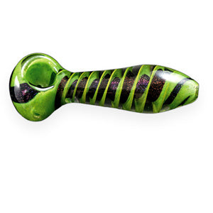 Unbranded Hand Pipe Double Dicro Fancy (4503) Glass 4.5"