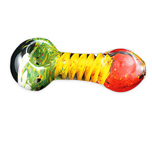 Unbranded Hand Pipe Swirl (4514) Glass 4.0"