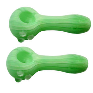 Unbranded Hand Pipe Milky (4535) Glass 3.5"