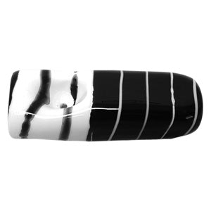 Unbranded Hand Pipe Square (4552) Glass 4.0"