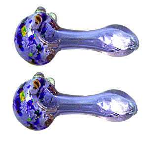 Unbranded Hand Pipe Purple (4562) Glass 4.0"