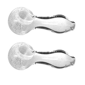 Unbranded Hand Pipe Glow in Dark (4669) Glass 3.0"