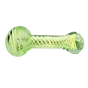 Unbranded Hand Pipe Swirl (4687) Glass 4.0"