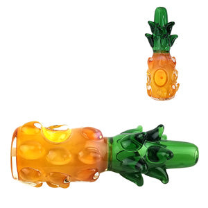 Unbranded Hand Pipe Pineapple (4840) Glass 5.0"