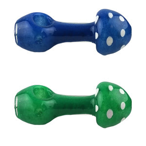 Unbranded Hand Pipe Mushroom (4841) Glass 4.0"