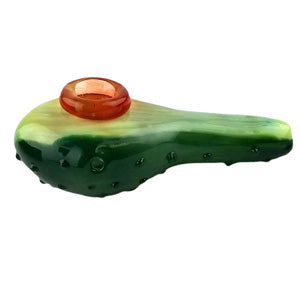 Unbranded Hand Pipe Avocado (4842) Glass 4.5"
