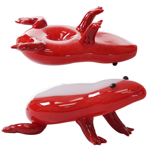 Unbranded Hand Pipe Frog Revers (7446) Glass 4.0"