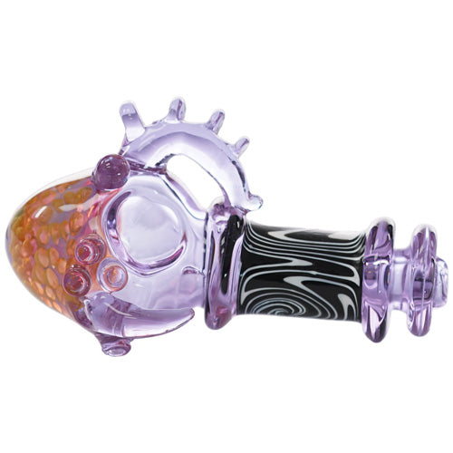 Unbranded Hand Pipe Honeycomb Reverse (7454) Glass 5.0"