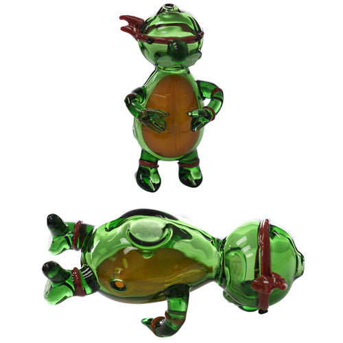 Unbranded Hand Pipe Ninga Turtle (7494) Glass 5.0"
