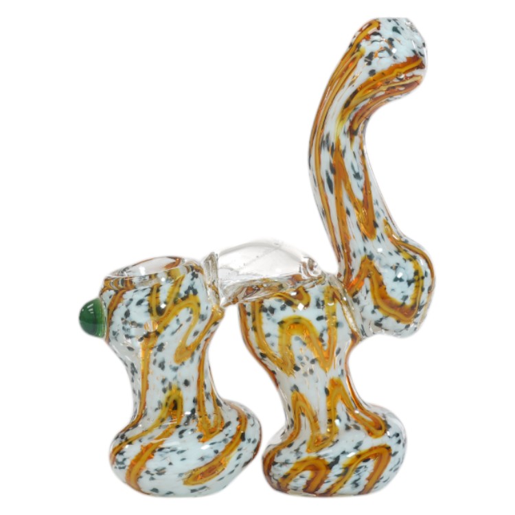 Unbranded Bubbler 2 Chamber (8896) Glass 6.5"