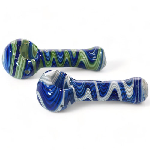 Unbranded Hand Pipe 90 Gr WIG WAG ART SUPREME (113016) Glass 4.0"