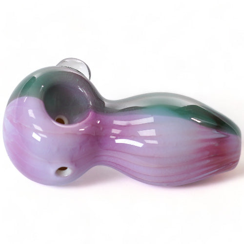 Unbranded Hand Pipe TWO COLORTONE FATTY DELUXE (113030) Glass 3.5"