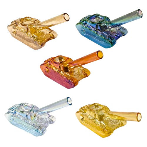 Unbranded Hand Pipe Electroplated Tanktastic (114023) Glass 4.0"
