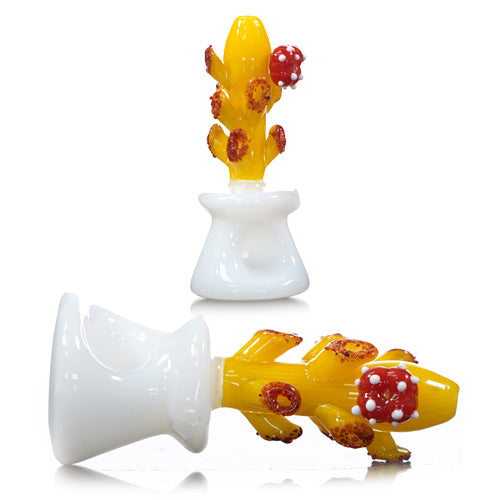 Unbranded Hand Pipe Yellow GHP1384 (4598) Glass 4.5"