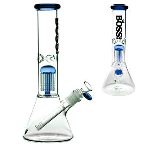 Boss Glass BK Shower 8 Arms (6526) Blue 12.0"