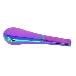 Unbranded Hand Pipe Aluminium Portablewith Case (3233) Metal 4.0" Rainbow