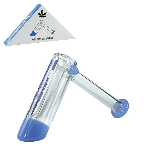 aLeaf Bubbler Sitting AL2072BL (4541) Glass 6.0" Blue