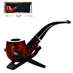 Unbranded Hand Pipe Sherlocks-30077 (4718) Wood 5.0" N7