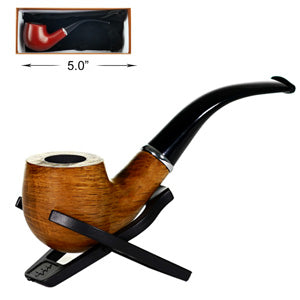 Unbranded Hand Pipe Sherlocks-30077 (4718) Wood 5.0" N8