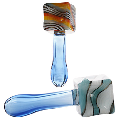 Unbranded Hand Pipe GHP1671 (4848) Glass 4.0" Blue