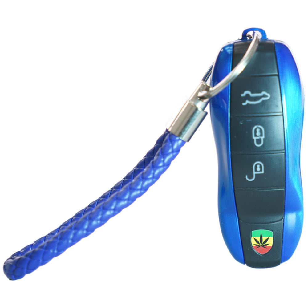 Unbranded Hand Pipe Car Remote (5374) Metal 3.5" Blue