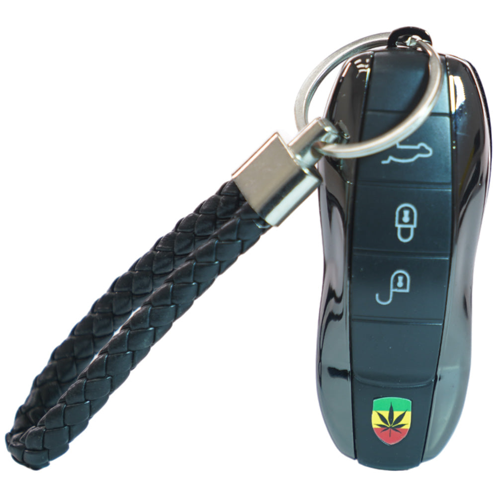 Unbranded Hand Pipe Car Remote (5374) Metal 3.5" Black