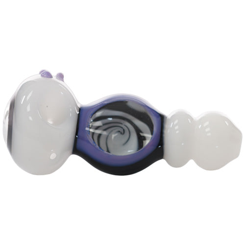 Unbranded Hand Pipe See Through View-SB3445 (7455) Glass 5.0" Purple