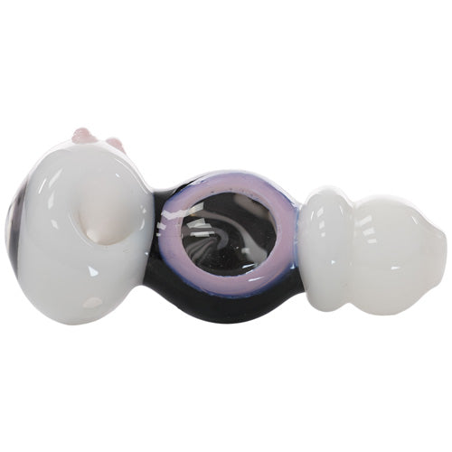 Unbranded Hand Pipe See Through View-SB3445 (7455) Glass 5.0" Pink