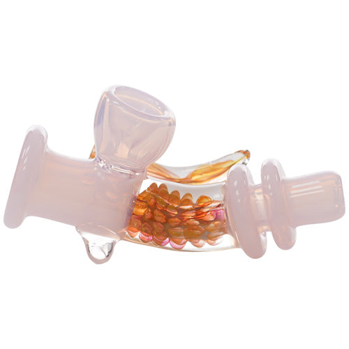 Unbranded Hand Pipe Conversion-SB4234 (7477) Glass 5.0" Pink