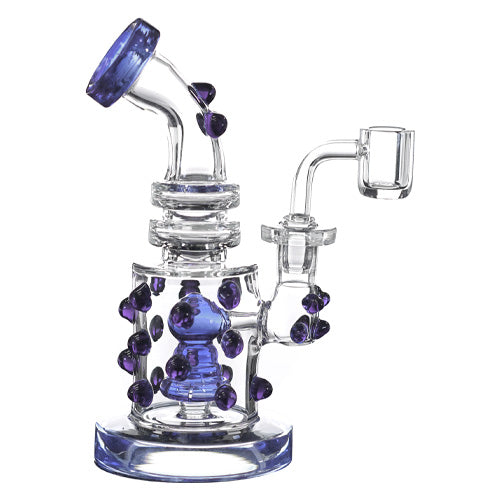 Unbranded Glass Multimarbel (5527) 6.0" Milky Blue
