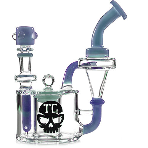 Toxic Glass Stash Rig (6232) 7.0" Jade Blue