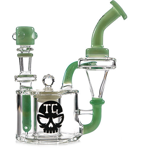 Toxic Glass Stash Rig (6232) 7.0" Jade Green