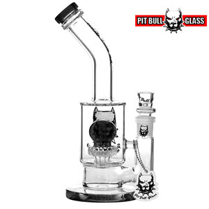 Pit Bull Glass Glass Ball Shower (6502) 5.5" Black