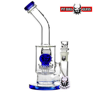 Pit Bull Glass Glass Ball Shower (6502) 5.5" Blue