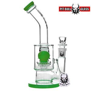 Pit Bull Glass Glass Ball Shower (6502) 5.5" Milky Green