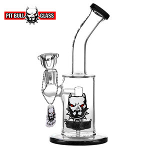 Pit Bull Glass Glass Shower (6504) 9.5" Black