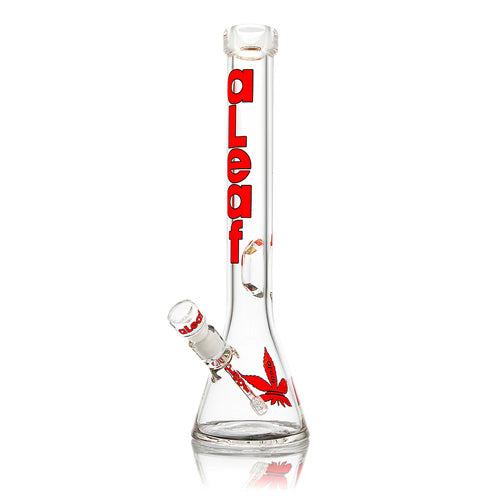 aLeaf Glass 9mm Beaker Spec Head (6588) 18.0" Red