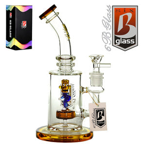 6B Glass Glass Face (6623) 9.0" Brown