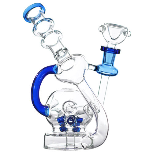 Unbranded Glass Recycle (6667) 8.0" Blue