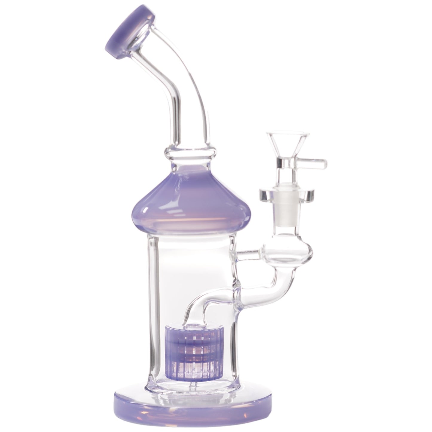 Unbranded Glass Fancy (7028) 8.5" Purple