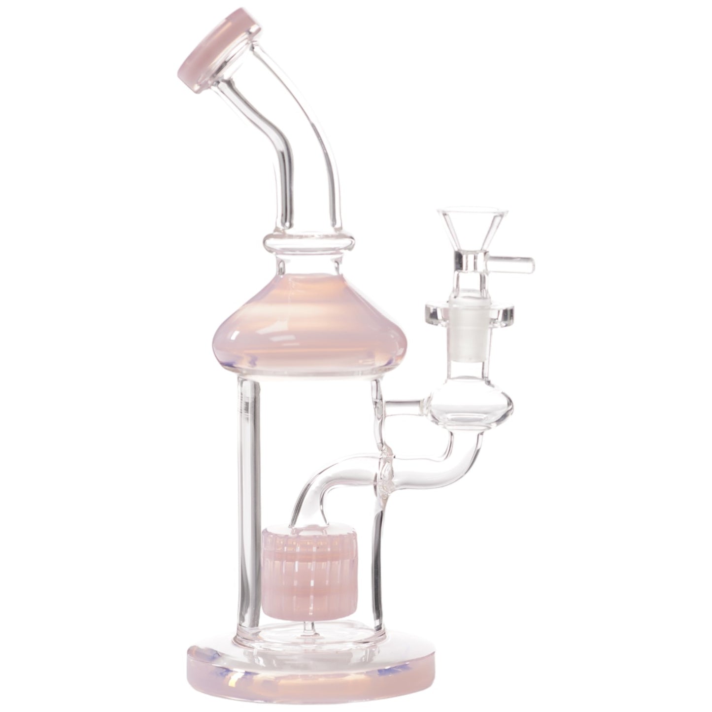 Unbranded Glass Fancy (7028) 8.5" Pink