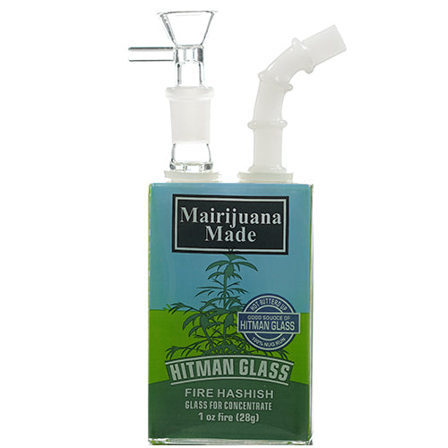 Unbranded Glass Juice Box (7031) 7.0" Mairijuana Made