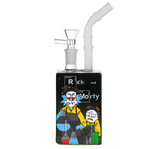 Unbranded Glass Juice Box (7031) 7.0" Rick and Morty