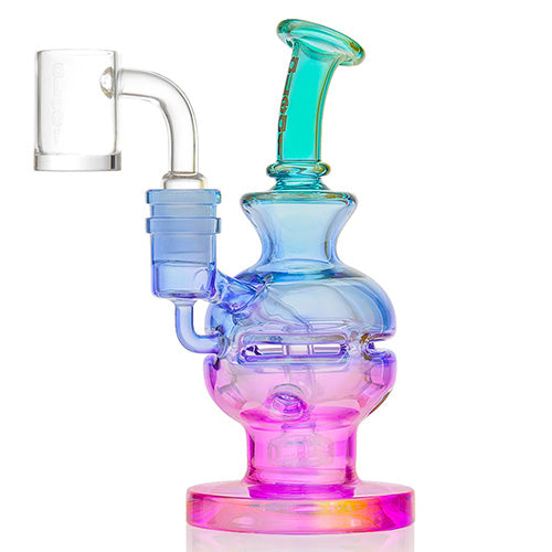 aLeaf Glass Fab Egg With 14 mm Thermal Banger (7148) 7.0" Ombre