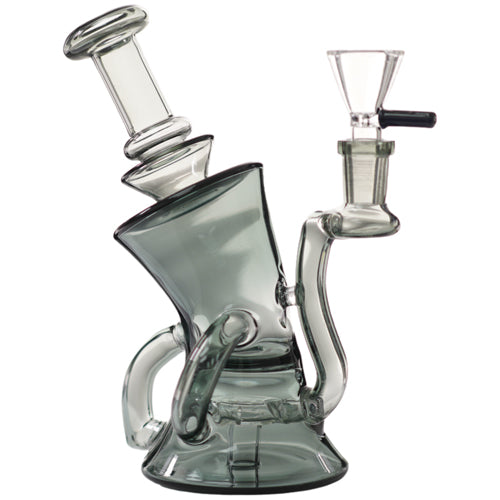 Unbranded Glass Full ColorTube Bent (7198) 8.0" Black
