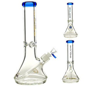 Bougie Glass Glass Beaker 9mm Thickness (7527) 12.5" Blue