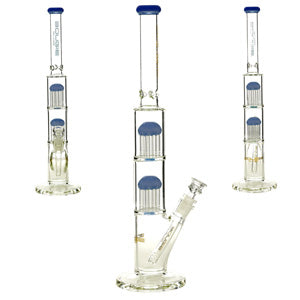 Bougie Glass Glass Double Shower STR (7532) 17.5" Milky Blue