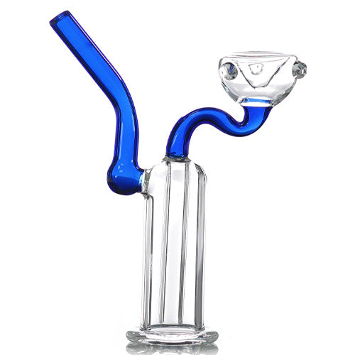 Unbranded Glass Whole One Place (8102) 5.5" Blue