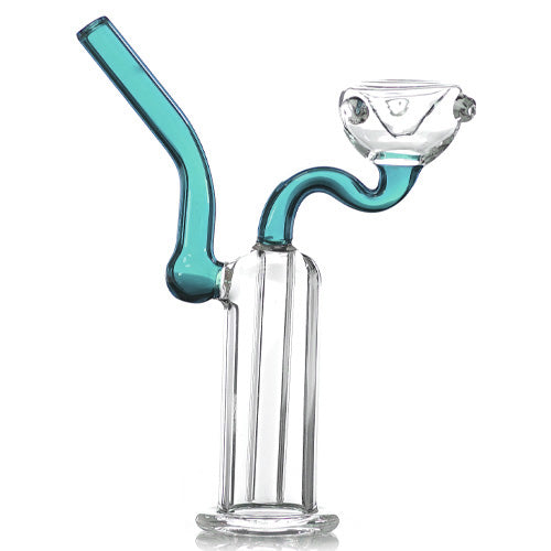Unbranded Glass Whole One Place (8102) 5.5" Teal